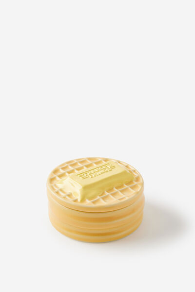 Collab Ceramic Shaped Candle, LCN NET STRANGER THINGS WAFFLE STACK