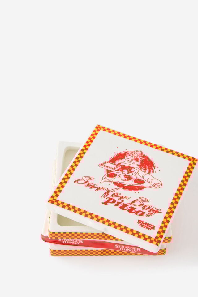 Collab Ceramic Shaped Candle, LCN NET STRANGER THINGS SURFER BOY PIZZA