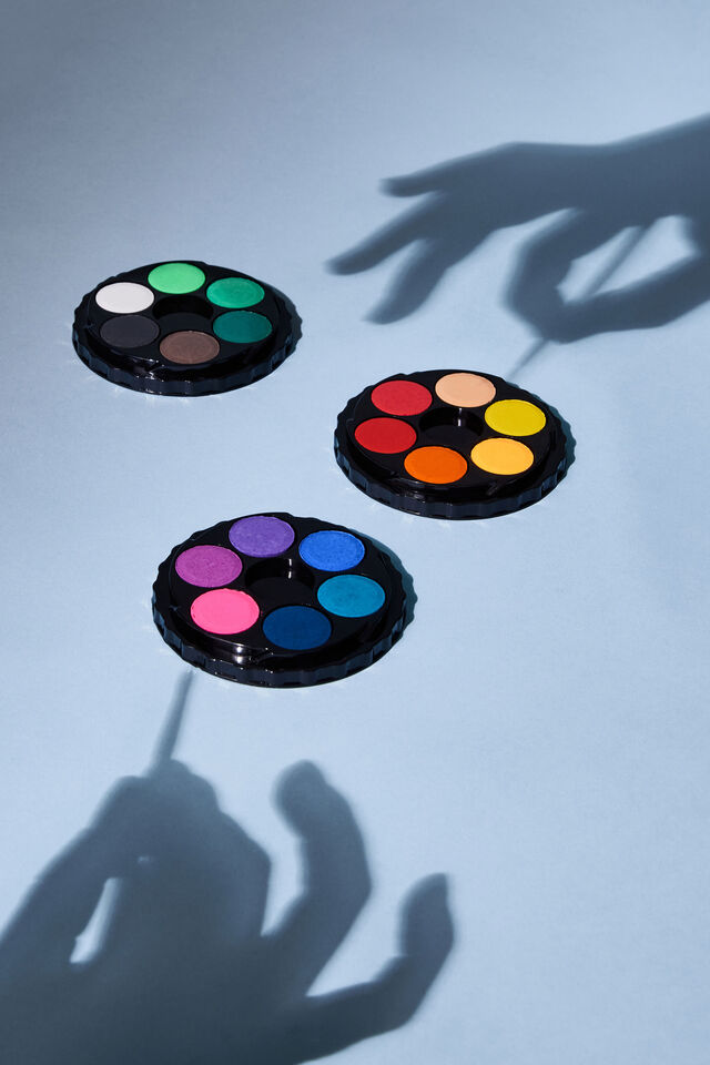 18Pc Watercolour Paint Discs, MULTI V2