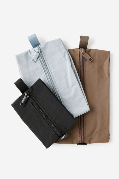 Sorted Pouch Set, MULTI PLAIN