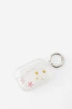 Earbud Case Pro, TRAPPED PINK MICRO FLOWER - alternate image 1