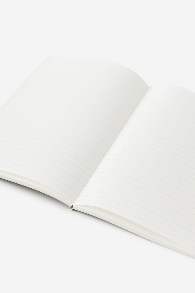 A5 Soft Lined Notetaker Notebook, BLUE SKIES SPLICE