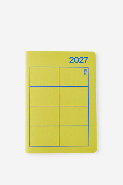 2027 A5 Weekly Open Agenda Diary, WASABI/OCEANA