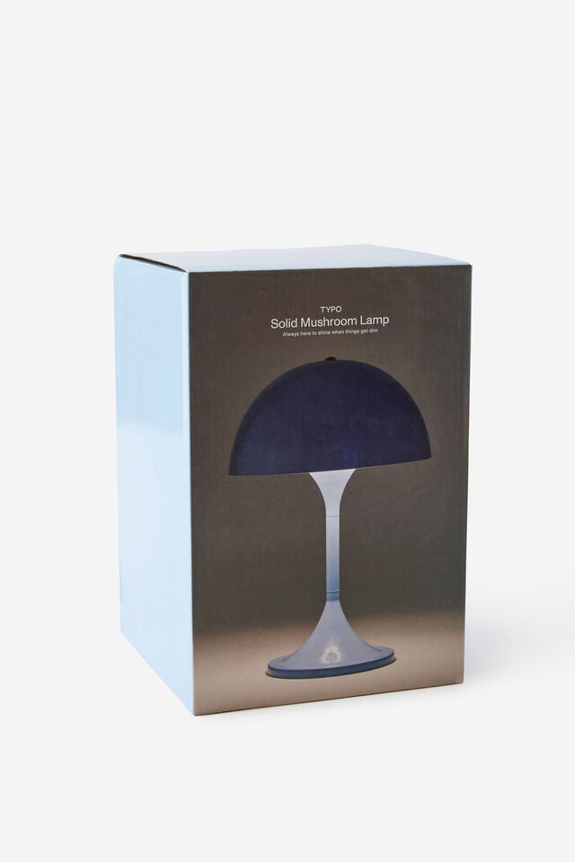 Solid Mushroom Lamp, BLUE SKIES