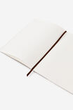 Personalised A5 Soft Cover Lined Notebook, ESPRESSO - example image 3