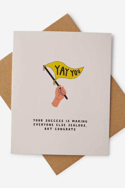 Congratulations Card, YAY YOU