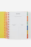 2027 A5 Daily Bright Days Diary, WASABI/LIMONCELLO SPLICE - example image 3
