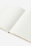 A5 Hard Lined Notetaker Notebook, MINTY HARLEQUIN - example image 3
