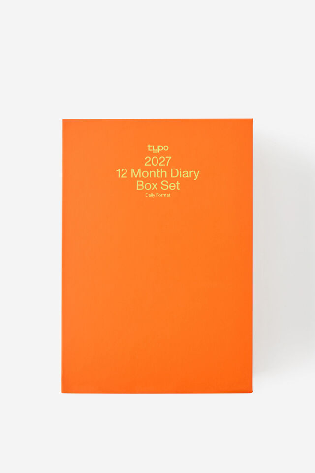2027 A5 Daily Diary 12Pk Box Set, OPEN AGENDA