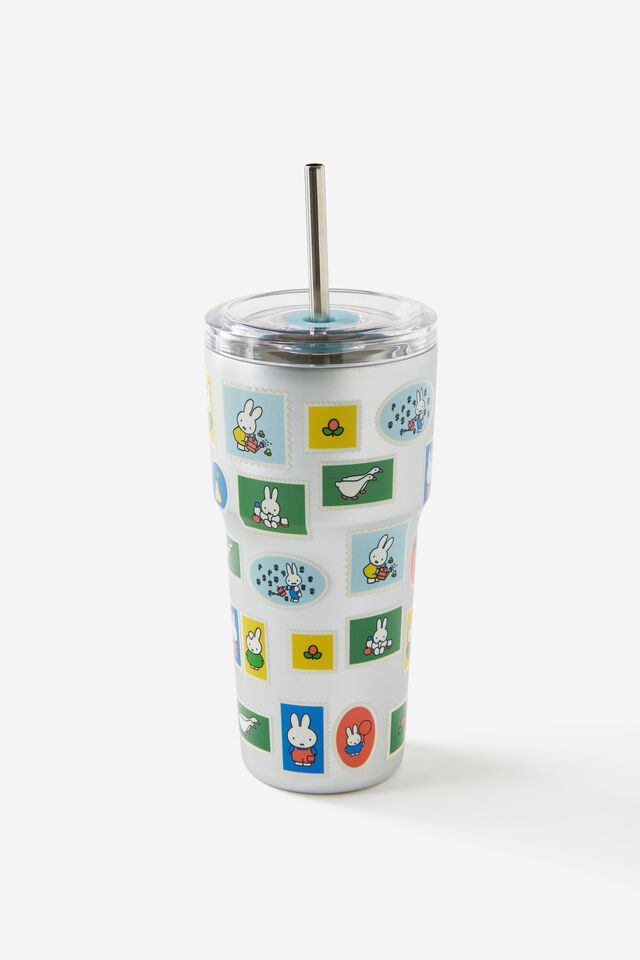 Collector Smoothie Cup 600Ml, LCN MIF MIFFY STAMPS SILVER