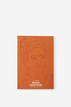 Premium A5 Stitch Bound Sketchbook, LCN FRK FRIDA KAHLO BURNT ORANGE - alternate image 1