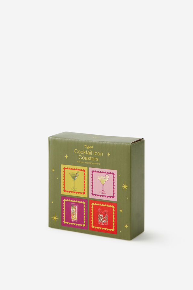 Cocktail Icon Coasters, COCKTAIL ICON