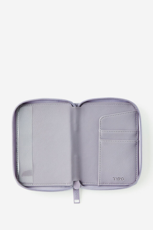Personalised Traveller Passport Holder Pu, DIFFUSION/SILVER LILAC