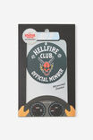 Premium Air Freshener, LCN NET STRANGER THINGS HELLFIRE CLUB - alternate image 2