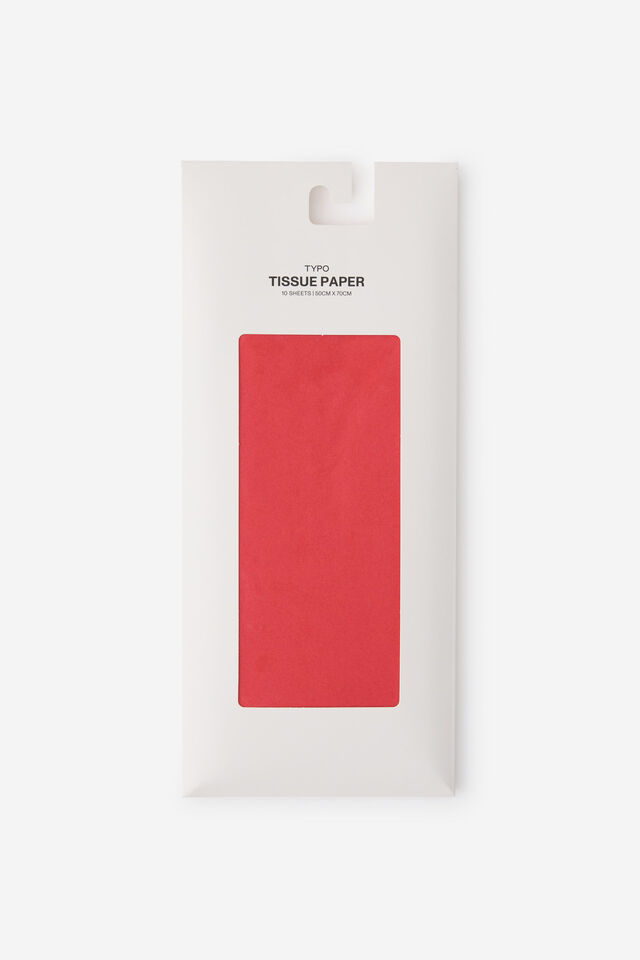Tissue Paper 10 Pk, CRANBERRY SAUCE