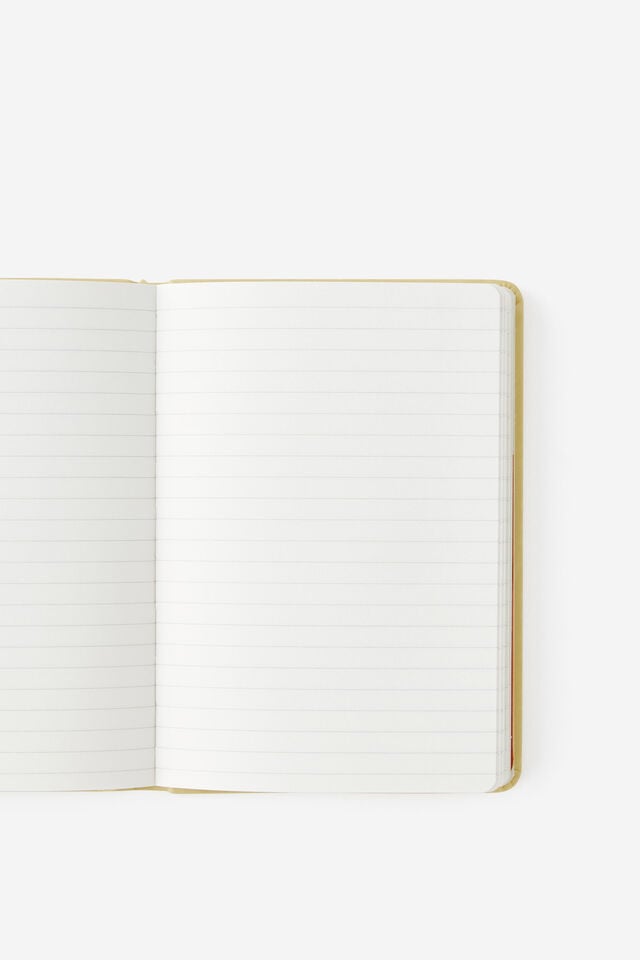 B6 Hard Cover Lined Notebook, LIMONCELLO