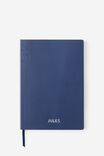 Personalised A5 Soft Cover Lined Notebook, DEEP SPACE - example image 1