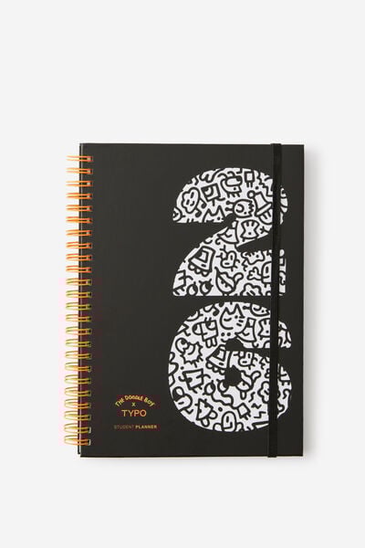 2026 Spiral Planner, LCN DOO DOODLE BOY BLACK