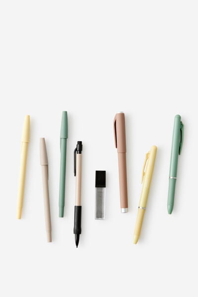 Essential Pen Pack, TYPO GREEN LEMONCELLO