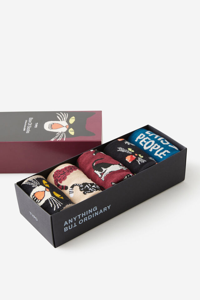 Box Of Socks, CAT LOVERS (S/M)