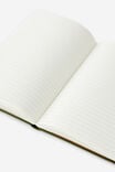 Personalised A5 Hard Lined Notetaker Notebook, OLIVE - example image 3