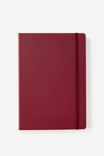 Metro B5 Hard Dot Notebook, Cabernet