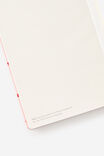 Metro A5 Hard Plain Notebook, Ditsy Pansy Pink Clay - alternate image 4