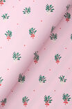 Premium Wrapping Paper Roll, MISTLETOE BOWS DOUBLE SIDED - example image 1