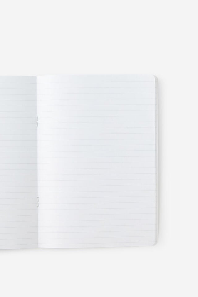 A5 Stapled Notebook, BERRY BLUE