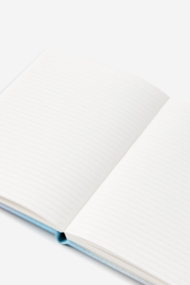 Metro A5 Hard Lined Notebook, Black