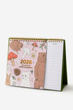 Colour In Desk Calendar, WOODLAND - alternate image 3