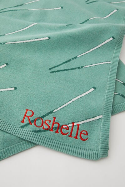 Personalised Patterned Throw, SUSHI