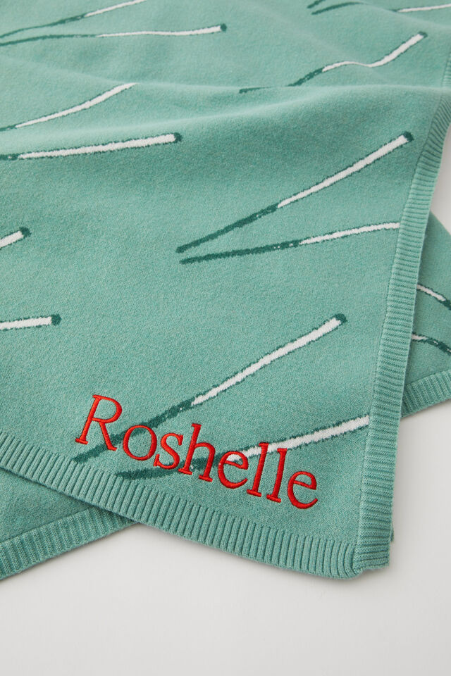 Personalised Patterned Throw, SUSHI