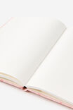 Metro B5 Hard Plain Notebook, Ditsy Pansy Pink Clay - alternate image 3