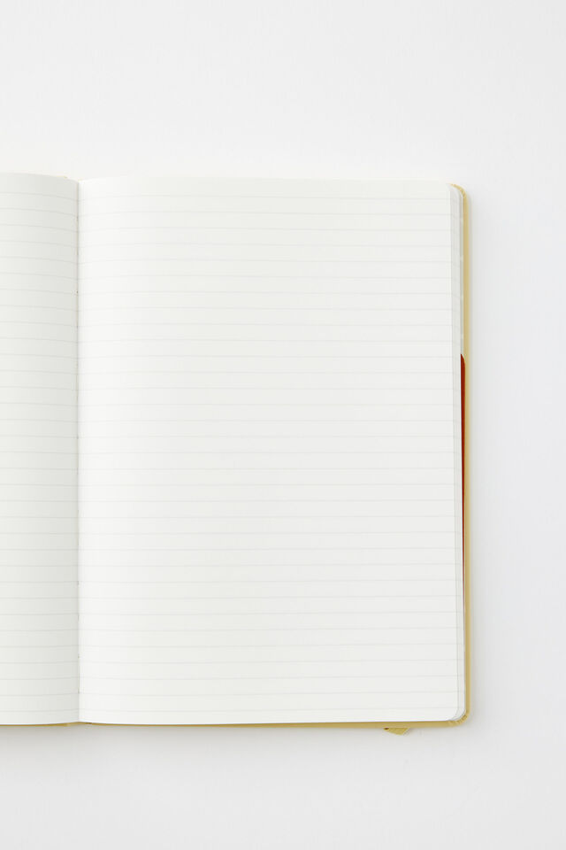 B5 Hard Cover Lined Notebook, LIMONCELLO