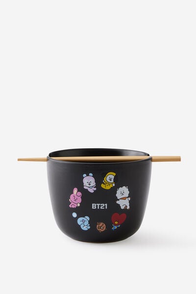 Collab X Feed Me Bowl, LCN BT21 BLACK