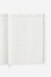 Personalised 2027 A4 Weekly On Schedule Diary, ECRU DITSY CELESTIAL - example image 3