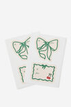 Premium To & From Stickers, BOW CHERRIES GLITTER - alternate image 2