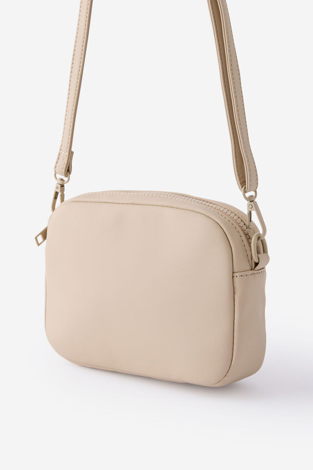Plush Mini Crossbody, CHAI LATTE