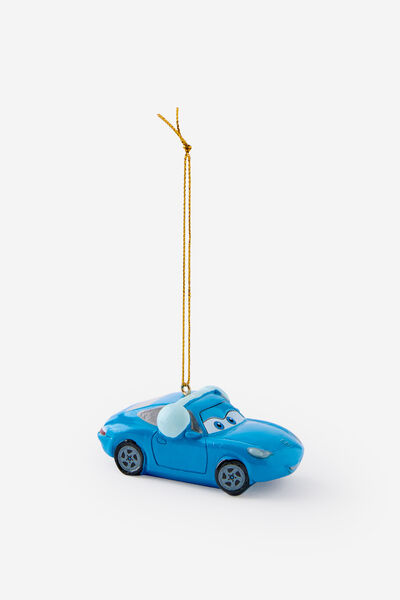 Collab Resin Christmas Ornament, LCN DIS CARS SALLY CARRERA