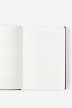 Personalised 2026 A5 Daily Hard Metro Diary, Cabernet - alternate image 3