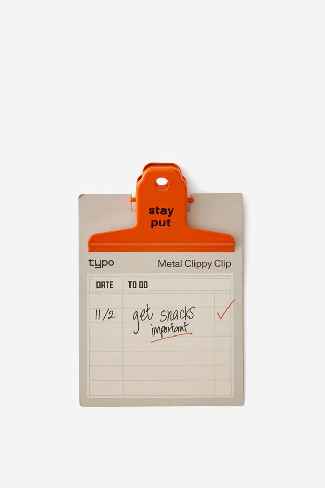 Metal Clippy Clip, HOT SAUCE STAY PUT