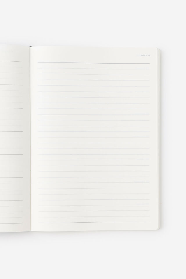 Personalised 26/27 B5 Weekly Soft Diary, BLACK