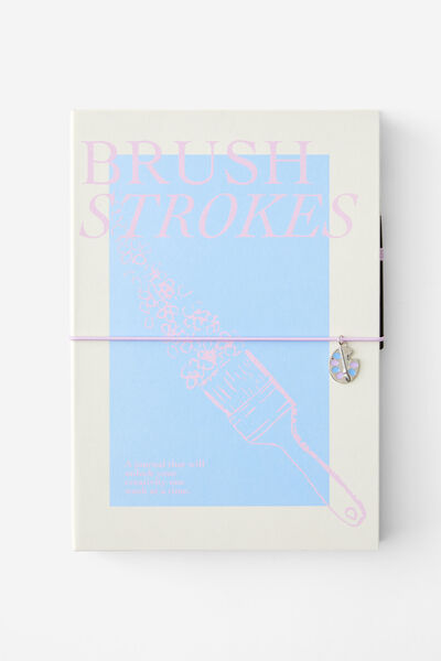 Premium B5 Activity Journal, BRUSH STROKES WEEKLY PAINT