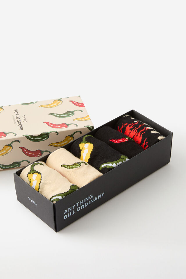 Box Of Socks, SPICEY (M/L)