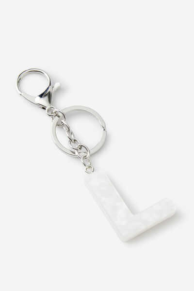 Alpha Keyrings, L / MOTHER OF PEARL