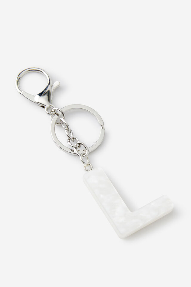 Alpha Keyrings, L / MOTHER OF PEARL