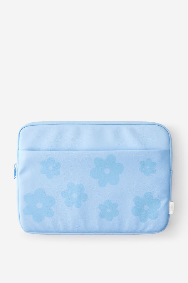 Personalised Pro 14 Inch Laptop Case 2, BLUE SKIES FLOWER