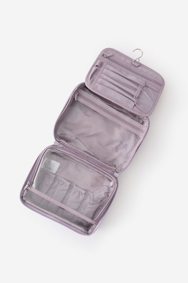 3 Fold Hanging Cos Case Pu, DIFFUSION/SILVER LILAC