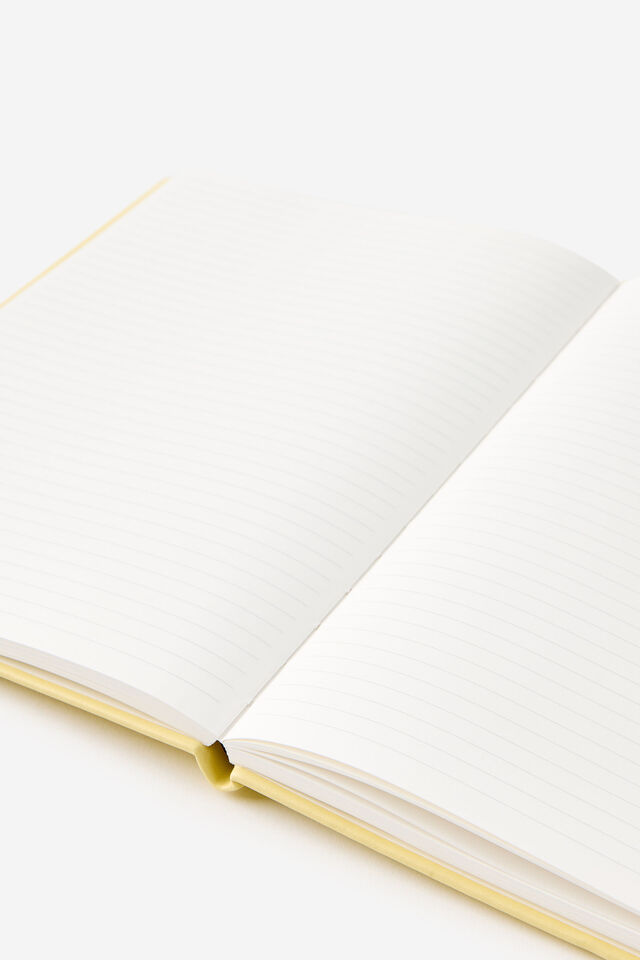 Metro B5 Hard Lined Notebook, Limoncello